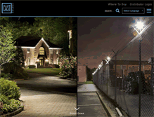 Tablet Screenshot of cast-lighting.com